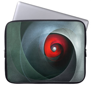 Funda Para Portátil Patrón De Arte Resumen Artístico Moderno De Swirl