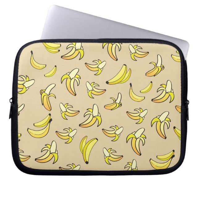 Funda Para Portátil Patrón de banana (Frente)