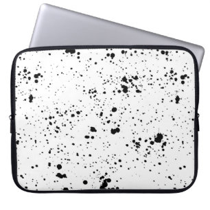 Funda Para Portátil Patrón de bandeja de pintura negra