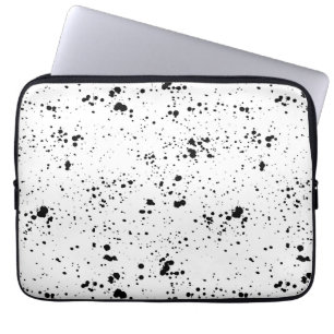 Funda Para Portátil Patrón de bandeja de pintura negra