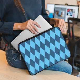 Funda Para Portátil Patrón de bandera de bus azul de Baviera