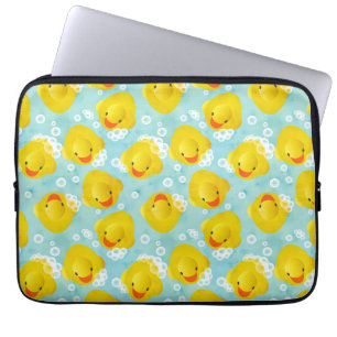 Funda Para Portátil Patrón de baño de duques de goma