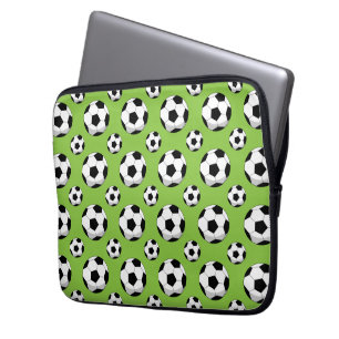 Funda Para Portátil Patrón de bolas de fútbol personalizado