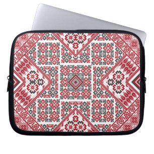 Funda Para Portátil patrón de bordado palestino 2 