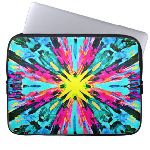 Funda Para Portátil Patrón de brillo colorido abstracto