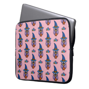 Funda Para Portátil Patrón de búho del asistente del personalizado