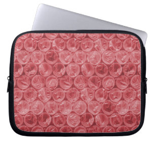 Funda Para Portátil Patrón de burbujas rojas