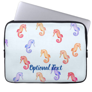 Funda Para Portátil Patrón de caballitos de mar coloridos