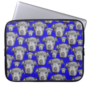 Funda Para Portátil Patrón de Cachorro Staffordshire Bull Terrier