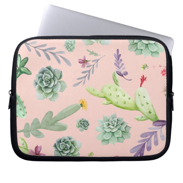Funda Para Portátil Patrón de cactus 8 (Frente)