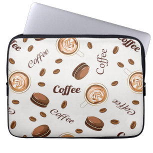 Funda Para Portátil Patrón de café