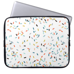 Funda Para Portátil Patrón de caída de confetti colorido