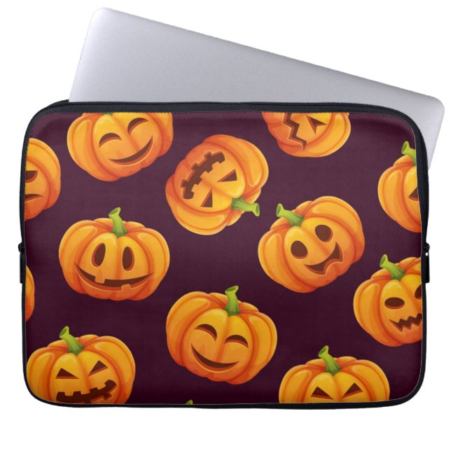 Funda Para Portátil Patrón de calabaza (Frente)