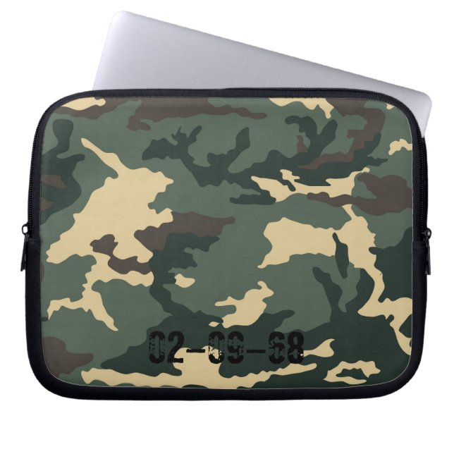 Funda Para Portátil Patrón de camuflaje (Frente)