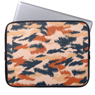 Funda Para Portátil Patrón de camuflaje abstracto. Pared vintage sin f