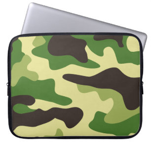 Funda Para Portátil Patrón de camuflaje de Khaki