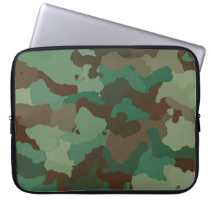 Funda Para Portátil Patrón de camuflaje militar (Fuerzas Armadas)