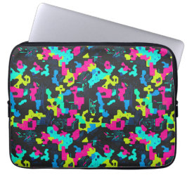 Funda Para Portátil Patrón de Camuflaje Neon