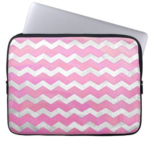 Funda Para Portátil Patrón de Candy Chevon de algodón