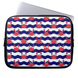 Funda Para Portátil Patrón de cangrejos felices