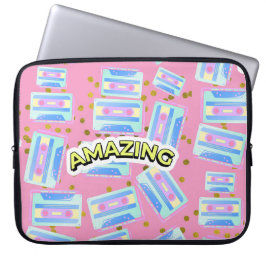 Funda Para Portátil patrón de casset 90