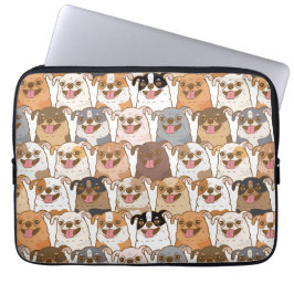 Funda Para Portátil Patrón de Chihuahua