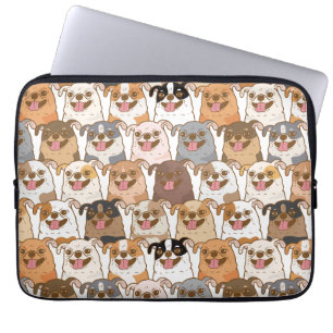 Funda Para Portátil Patrón de Chihuahua