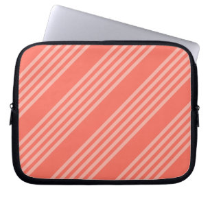 Funda Para Portátil Patrón de cinco rayas de coral vivo