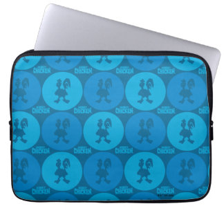 Funda Para Portátil Patrón de círculo de pollo robot