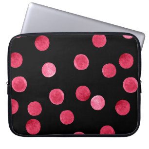 Funda Para Portátil Patrón de círculos de acuarela sin foco