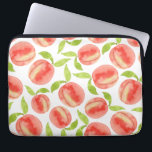 Funda Para Portátil Patrón de color de agua<br><div class="desc">patrón de color agua pintado de melocotón</div>