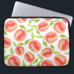 Funda Para Portátil Patrón de color de agua<br><div class="desc">patrón de color agua pintado de melocotón</div>