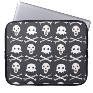 Funda Para Portátil Patrón de color del cráneo de Halloween