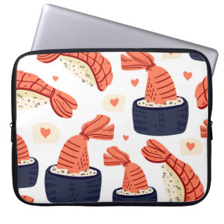 Funda Para Portátil Patrón de comida japonesa sin problemas