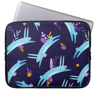 Funda Para Portátil Patrón de conejo sin fisuras al estilo personaliza