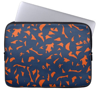 Funda Para Portátil Patrón de confeti de Terrazzo de moda - Azul marin