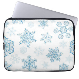Funda Para Portátil Patrón de copo de nieve	