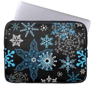 Funda Para Portátil Patrón de copo de nieve