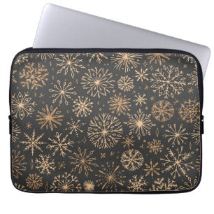 Funda Para Portátil Patrón de copo de nieve