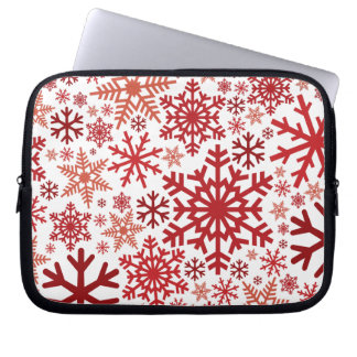 Funda Para Portátil Patrón de copo de nieve navideño