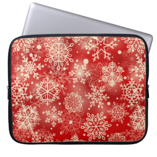 Funda Para Portátil Patrón de copos de nieve