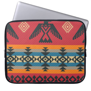 Funda Para Portátil Patrón de cosecha de águilas étnicas
