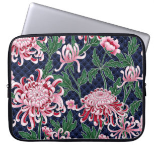 Funda Para Portátil Patrón de cosecha de crisantemo japonés