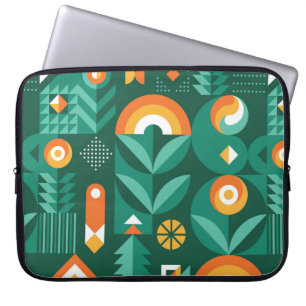 Funda Para Portátil Patrón de cosecha geométrica abstracta en Escand