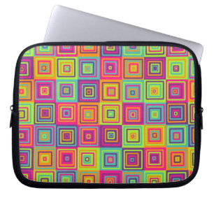 Funda Para Portátil Patrón de Cuadrados