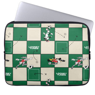 Funda Para Portátil Patrón de cuadrícula de fútbol de LOONEY TUNES™