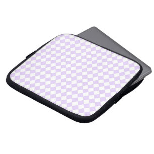 Funda Para Portátil Patrón de cuadros de diamante púrpura lila
