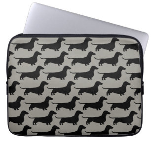 Funda Para Portátil Patrón de Dachshunds (Perros de viejito cortos ha