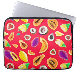 Funda Para Portátil Patrón de Delicia Frutal Vibrante