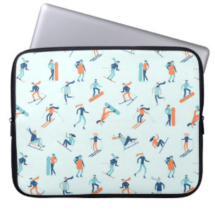 Funda Para Portátil Patrón de deportes de invierno